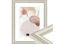 Best WANDStyle Bilderrahmen H390 aus Massivholz in 40 x 60 cm im Stil Landhaus Creme