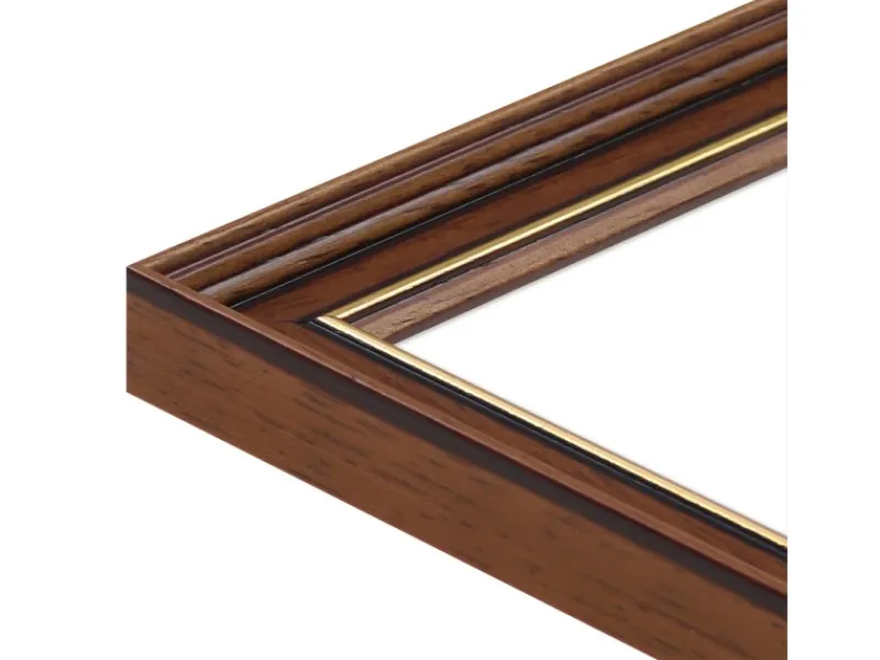 Hot WANDStyle Bilderrahmen H182 aus Massivholz in Braun 10 x 15 cm im Stil Antik