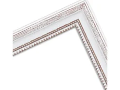 Discount WANDStyle Bilderrahmen H390 aus Massivholz in 13 x 18 cm im Stil Landhaus Weiß