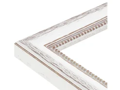 Discount WANDStyle Bilderrahmen H390 aus Massivholz in 13 x 18 cm im Stil Landhaus Weiß