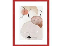 Clearance WANDStyle Bilderrahmen H300 aus Massivholz in 24 x 30 cm im Stil Modern Rot