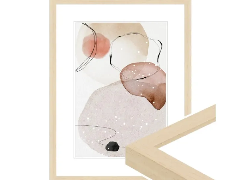 WANDStyle Bilderrahmen H950 aus Massivholz in -Optik 30 x 40 cm im Stil Modern