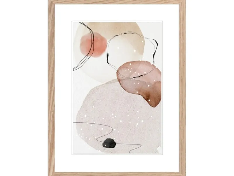 Best WANDStyle Bilderrahmen H950 aus Massivholz in -Optik 40 x 50 cm im Stil Modern Eiche