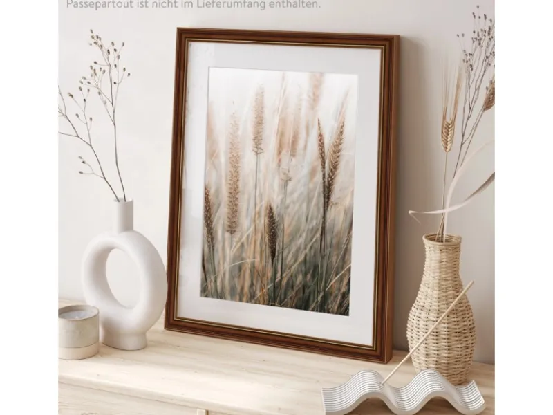 WANDStyle Bilderrahmen H182 aus Massivholz in Braun 15 x 20 cm im Stil Antik