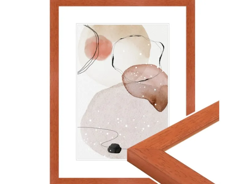 WANDStyle Bilderrahmen H430 aus Massivholz in 15 x 21 cm im Stil Klassisch