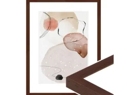 Best WANDStyle Bilderrahmen H950 aus Massivholz in -Optik 10 x 15 cm im Stil Modern Nussbaum