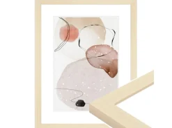 Hot WANDStyle Bilderrahmen H430 aus Massivholz in 40 x 50 cm im Stil Klassisch Natur