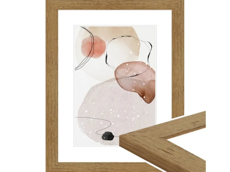 WANDStyle Bilderrahmen H750 aus Massivholz in -Optik 30 x 40 cm im Stil Landhaus