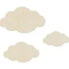 Best WANDStyle Wanddeko aus Holz Wolken 51 x 29,5 cm in der Farbe Pappel