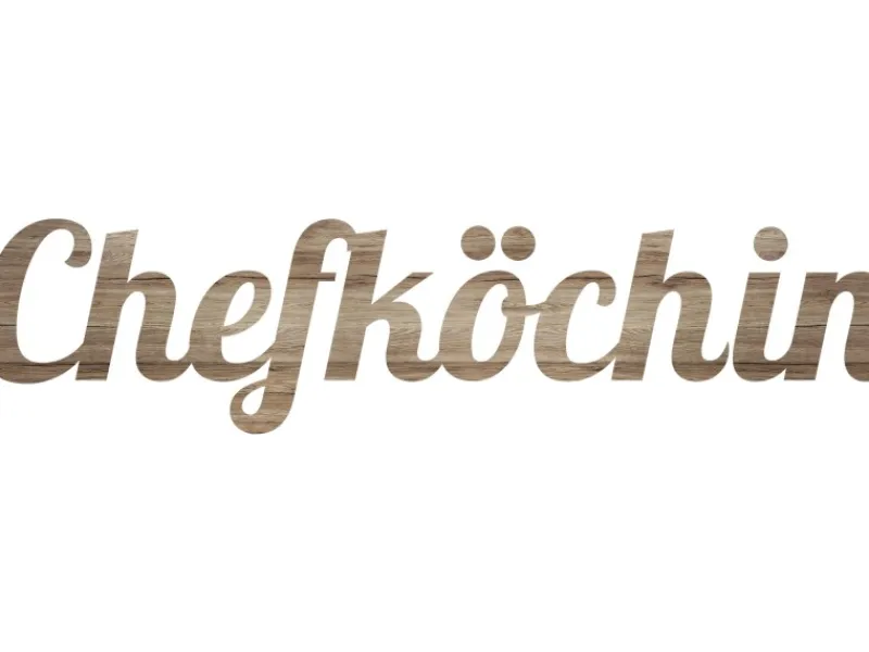 Pro Art Wandtattoo Chefköchin 25 cm x 70 cm