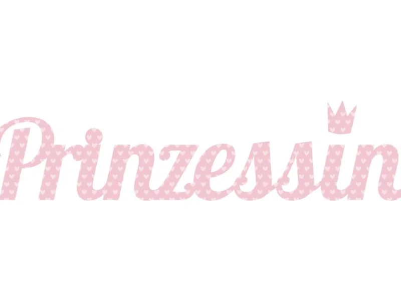 Online Pro Art Wandtattoo Prinzessin 25 cm x 70 cm