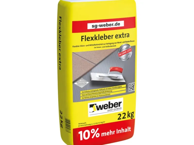 Saint-Gobain Weber Weber Flexkleber extra 22 kg
