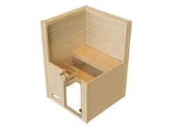 Weka Massivholzsauna Valida 1 o. Ofen Glastür