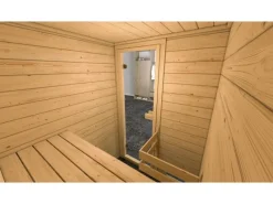 Weka Massivholzsauna Valida 1 o. Ofen Glastür