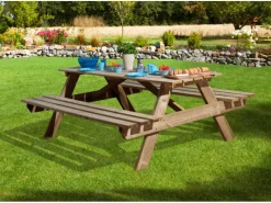 Best Weka Sitzbank Garnitur Feststehend 181 cm x 63 cm