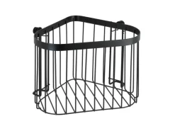 Wenko Eckablage Classic Plus Black Stahl 23,5 x 16,5 x 18,5 cm Schwarz