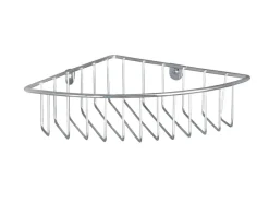 New Wenko Eckablage Genola zur Wandmontage Stahl 26 x 5.5 x 20 cm Chrom