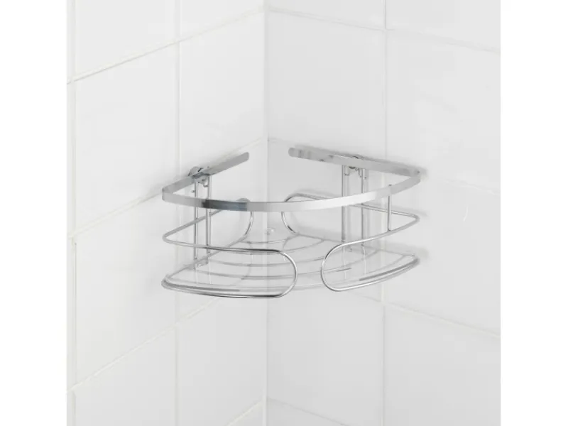 Clearance Wenko Eckablage Premium 26,5 cm x 10 cm Edelstahl