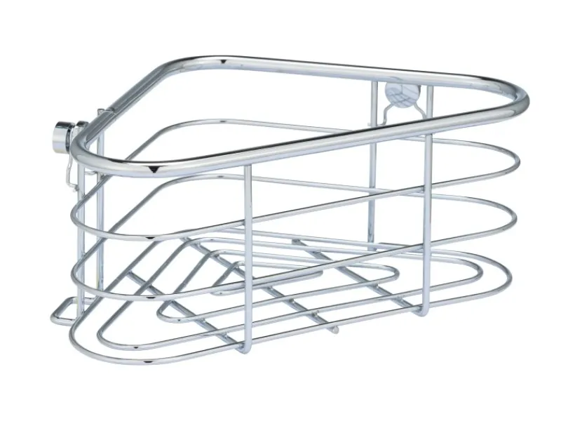 Hot Wenko Eckablage Trestina 25 cm x 10,5 cm 16,5 cm Edelstahl Silber Glänzend