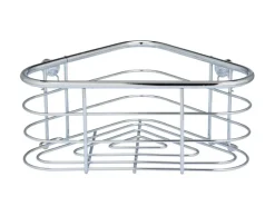 Hot Wenko Eckablage Trestina 25 cm x 10,5 cm 16,5 cm Edelstahl Silber Glänzend