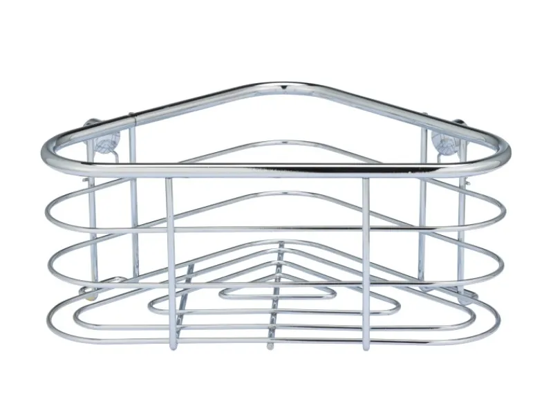 Hot Wenko Eckablage Trestina 25 cm x 10,5 cm 16,5 cm Edelstahl Silber Glänzend