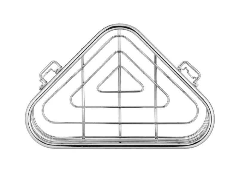 Hot Wenko Eckablage Trestina 25 cm x 10,5 cm 16,5 cm Edelstahl Silber Glänzend