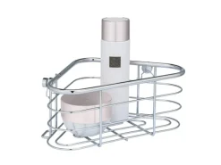 Hot Wenko Eckablage Trestina 25 cm x 10,5 cm 16,5 cm Edelstahl Silber Glänzend