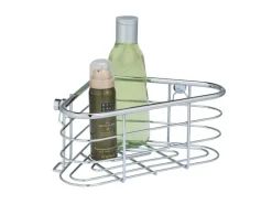 Hot Wenko Eckablage Trestina 25 cm x 10,5 cm 16,5 cm Edelstahl Silber Glänzend