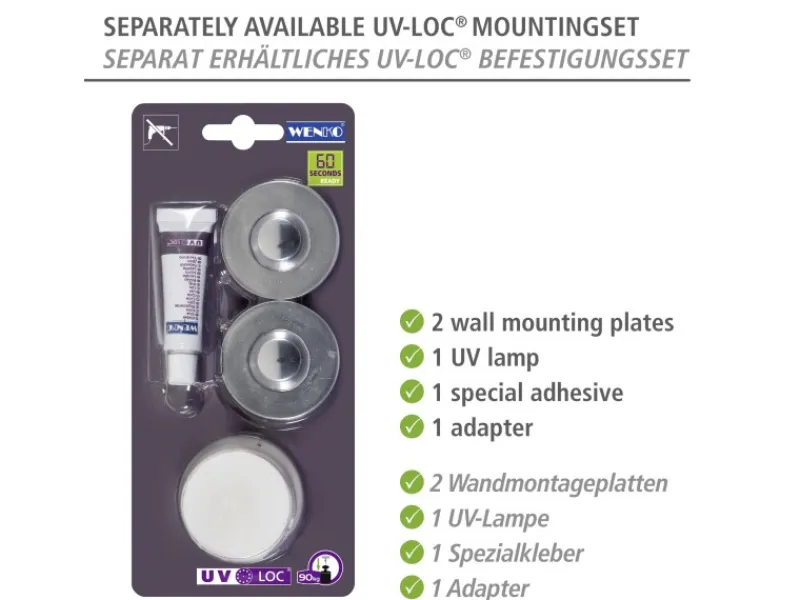 Hot Wenko Eckablage Trestina 25 cm x 10,5 cm 16,5 cm Edelstahl Silber Glänzend