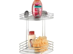 Discount Wenko Eckregal Turbo-Loc Befestigen ohne Bohren Chrom glänzend rund