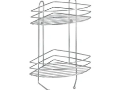 New Wenko Exclusiv Eckregal 2 Etagen Chrom 43 cm x 23,5 cm x 30,5 cm