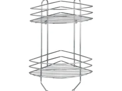 New Wenko Exclusiv Eckregal 2 Etagen Chrom 43 cm x 23,5 cm x 30,5 cm