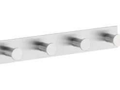 Wenko Hakenleiste Celano Quadro mit 4 Haken Edelstahl Rostfrei