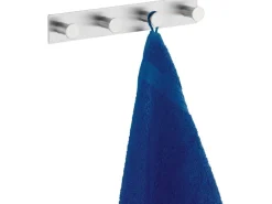 Wenko Hakenleiste Celano Quadro mit 4 Haken Edelstahl Rostfrei