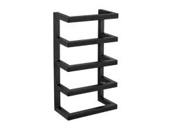 Wenko Handtuchregal Fondiro Schwarz Matt aus Lackiertem Stahl