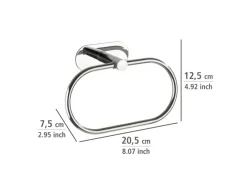 Wenko Handtuchring Turbo-Loc Edelstahl Orea Shine