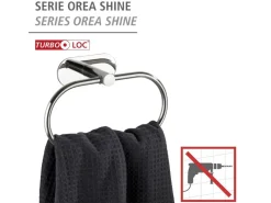 Wenko Handtuchring Turbo-Loc Edelstahl Orea Shine