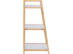 Discount Wenko Regal Finja Bambus Braun mit 3 Etagen