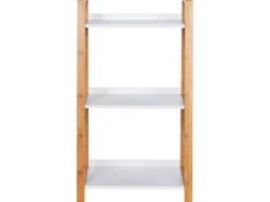 Discount Wenko Regal Finja Bambus Braun mit 3 Etagen