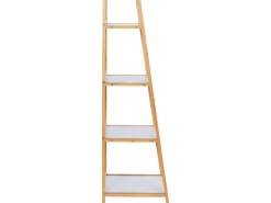 Wenko Regal Finja Bambus Braun mit 4 Etagen