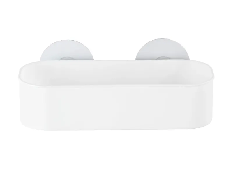 Wenko Static-Loc Wandablage Osimo Kunststoff Weiß