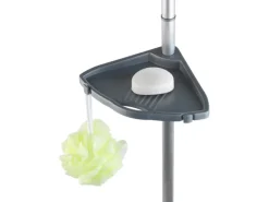 New Wenko Teleskop-Duschecke Compact Aluminium Silber