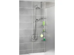 Wenko Teleskop-Duschecke Easy Silber
