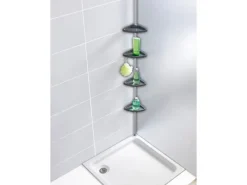 Wenko Teleskop-Duschecke Easy Silber