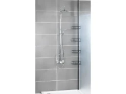 Wenko Teleskop-Duschregal Dolcedo aus Edelstahl 31 x 23 x 275 cm Schwarz-Matt