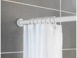 Wenko Teleskop-Duschvorhangstange Luz ausziehbar rostfrei 110 cm - 185 cm