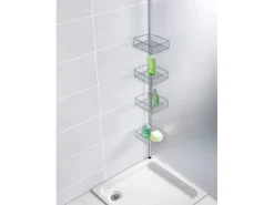 Wenko Teleskopregal Domaso Edelstahl rostfrei