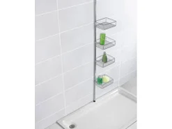 Wenko Teleskopregal Domaso Edelstahl rostfrei