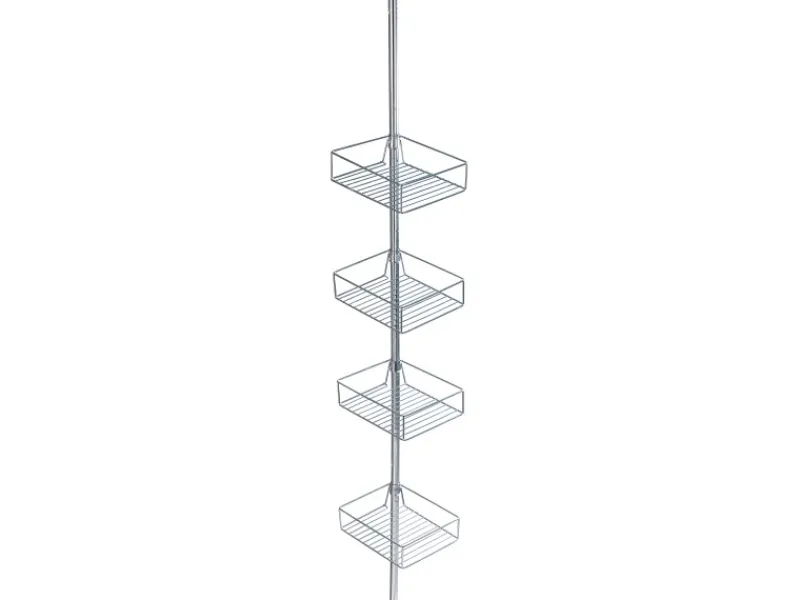 Wenko Teleskopregal Domaso Edelstahl rostfrei