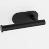 Wenko Turbo-Loc Edelstahl Toilettenpapierhalter Orea Black Matt 16 x 4.5 x 7 cm